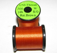 ��������� ���� UNI THREAD 8/0 rusty brown 200 yds 